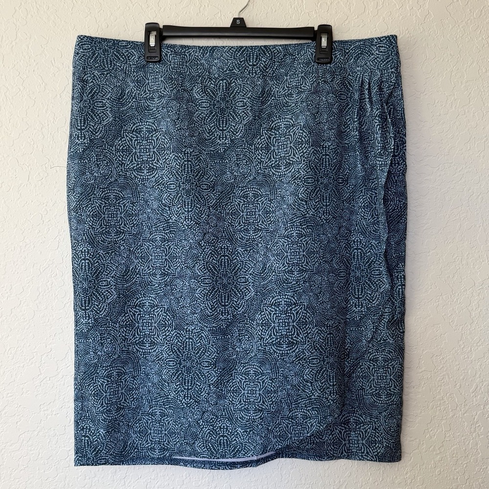 NWT Ripskirt Hawaii True Wrap Skirt XXL Length 3 Blue Resort Spring Break NEW